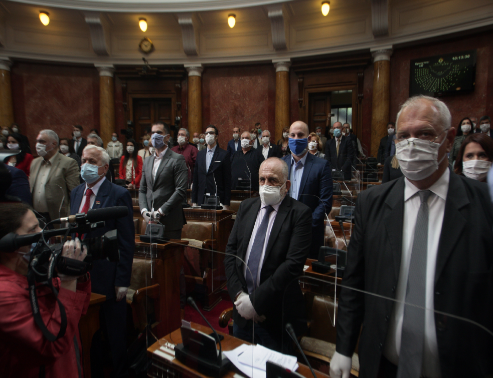 <span style='color:red;'><b>Minut ćutanja</b></span> u Skupštini za preminule